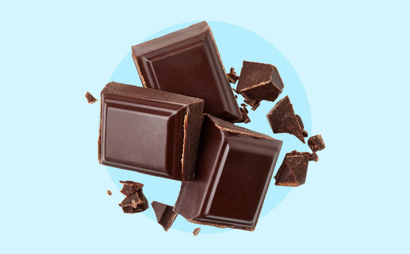 alimentos ricos em ferro - chocolate